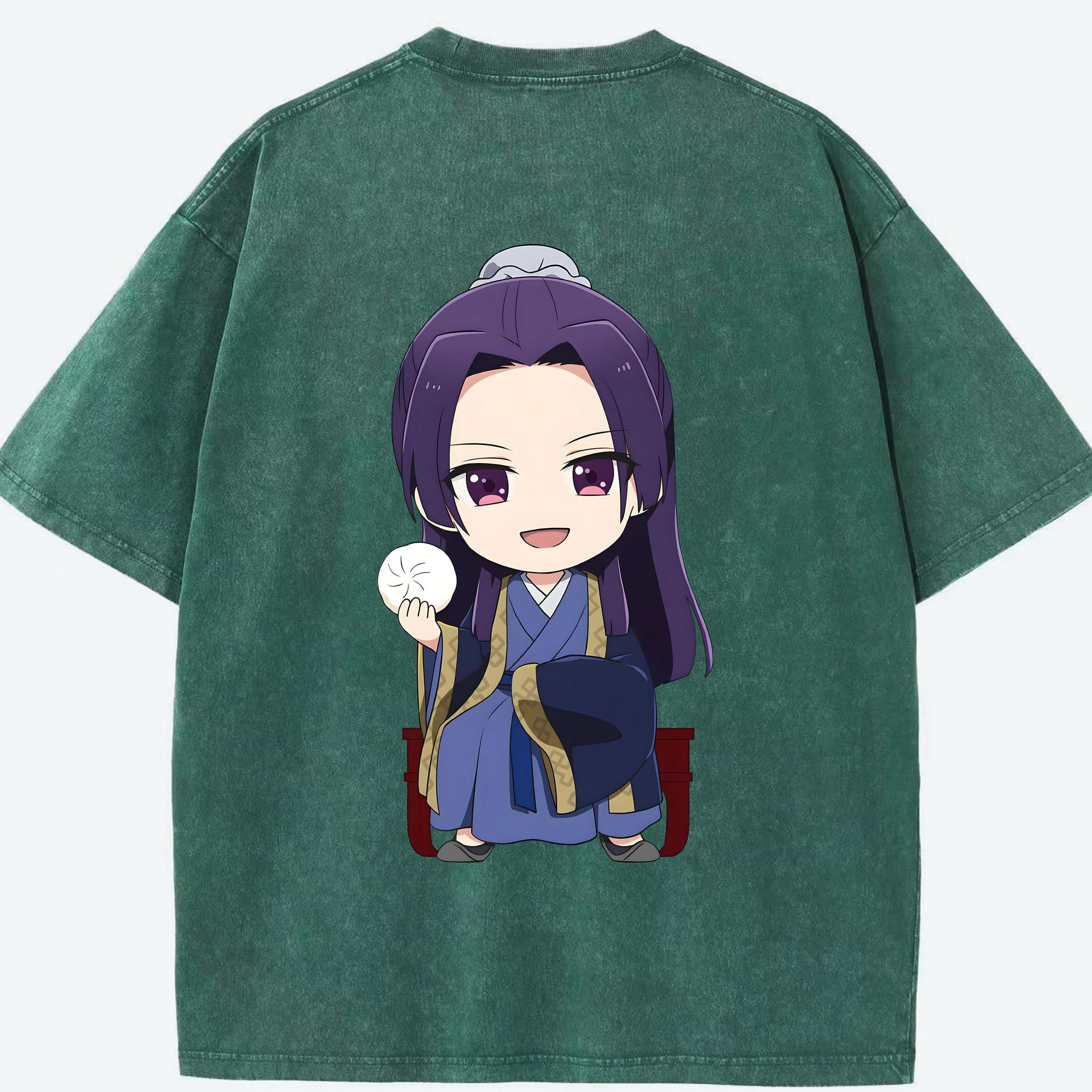 （画像用） 薬屋のひとりごと The Apothecary Diaries 綿100% ヴィンテージ風 半袖Tシャツ（背面プリント）